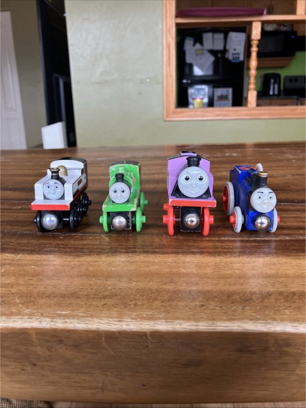 Vintage Thomas The Tank & Friends Wooden Track Magnetic Trains Lot